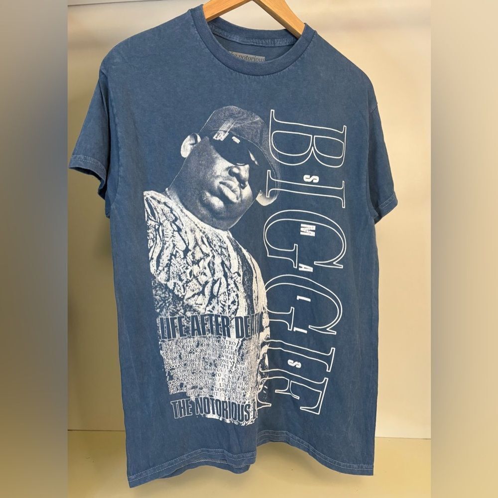 NWOT Biggie Graphic Blue T-Shirt